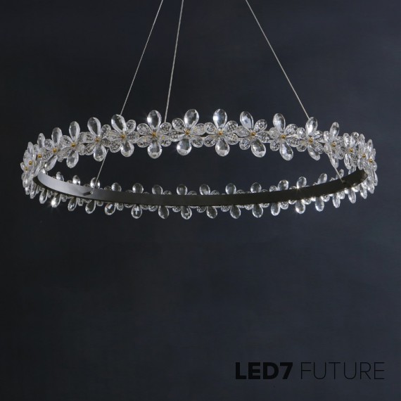 Loft Industry Modern - Flowers Dots Chandelier